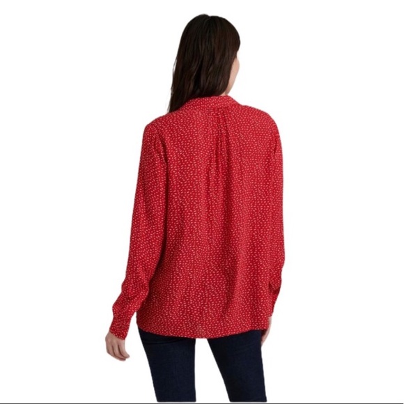 LUCKY BRAND SAM RED & WHITE BUTTON DOWN SHIRT, S - Picture 4 of 13